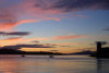 Sunset over the Esplanade and Kerrera